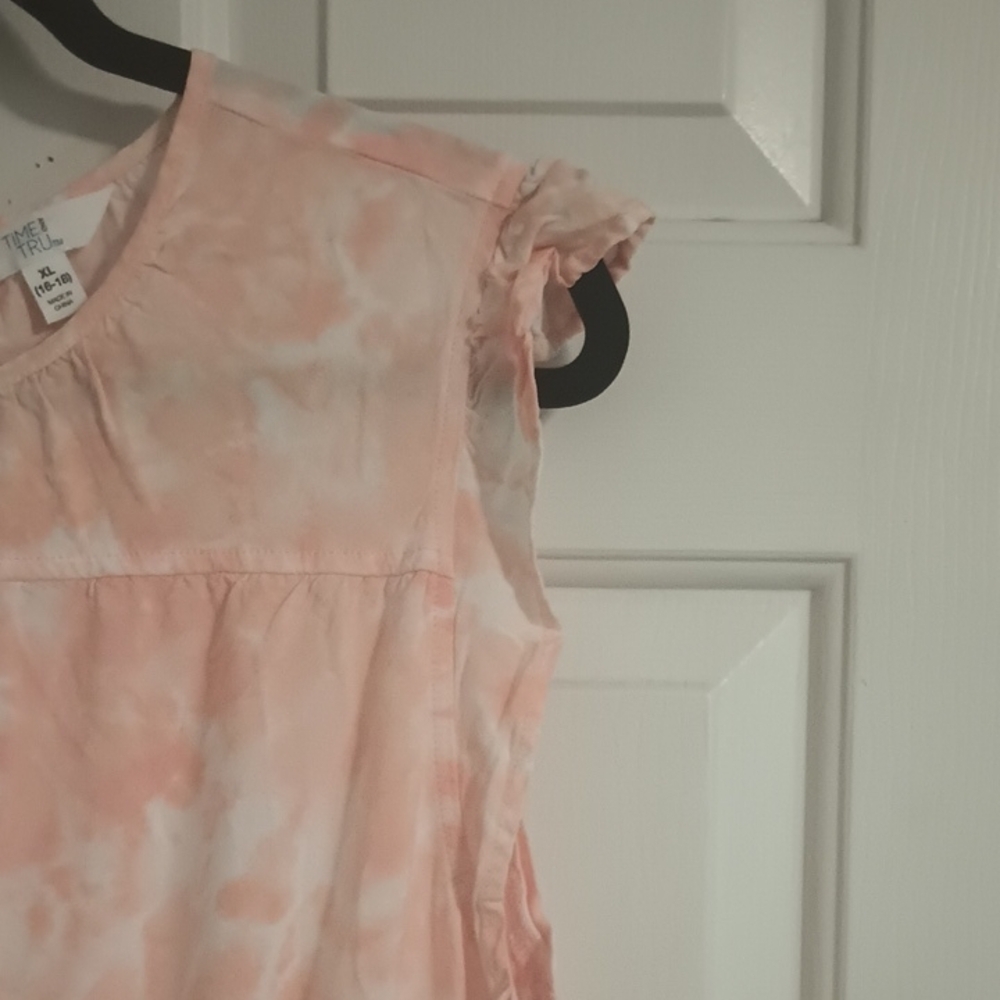 Time and Tru Peach Midi Dress - Picture 5 of 7